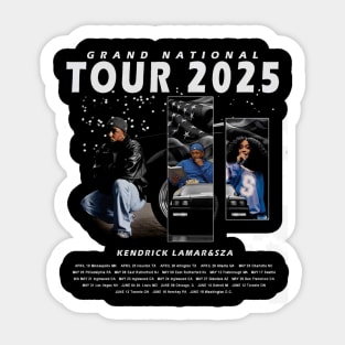 Kendrick Lamar & SZA Grand National Tour 2025 Sticker